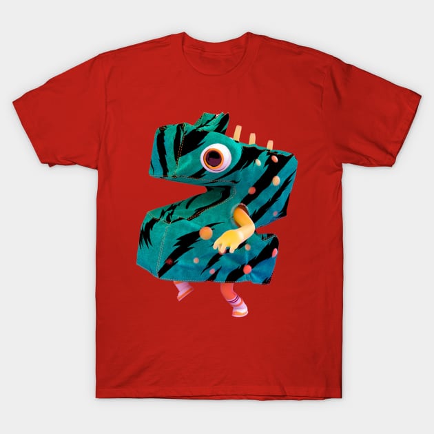 Alphabet Monster Z T-Shirt by Ronicup